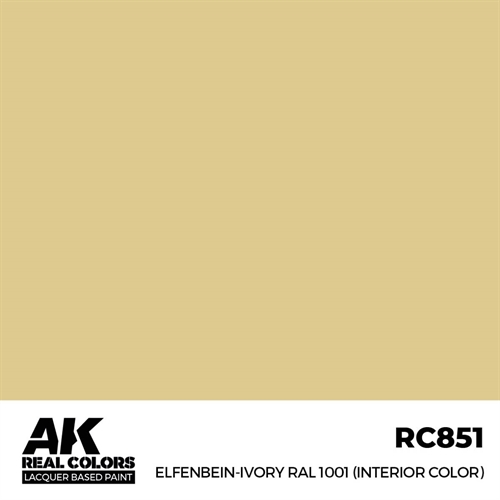 AKRC851 Elfenbein-Ivory RAL 1001 (interior color), 17 ml