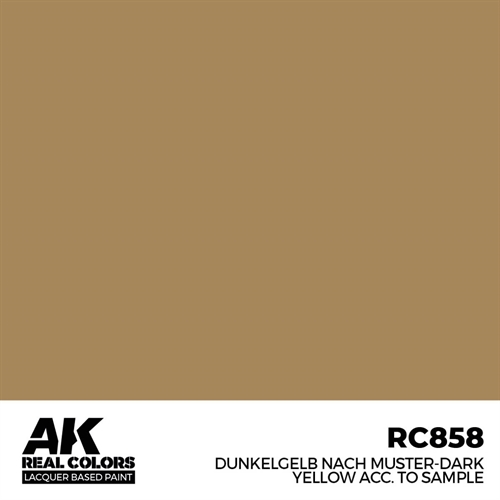 AKRC858 Dunkelgelb Nach Muster-Dark yellow according to sample, 17 ml