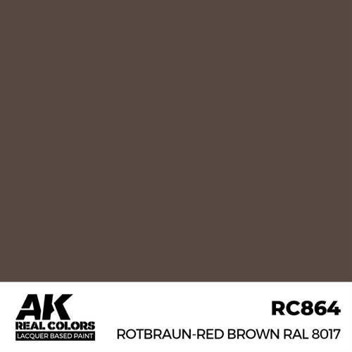 AKRC864 Rot (Rotbraun)-Red (Red Brown) RAL 8017, 17 ml