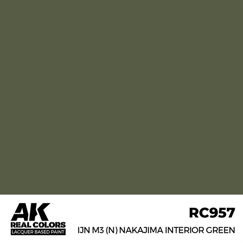 AKRC957 IJN M3(N) Nakajima Interior Green, 17 ml
