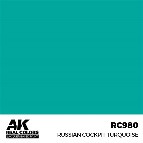 AKRC980 Russian Cockpit Turquoise, 17 ml