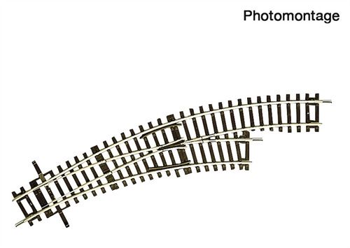 Roco 42467 Curved turnout, right BWr2/3, H0