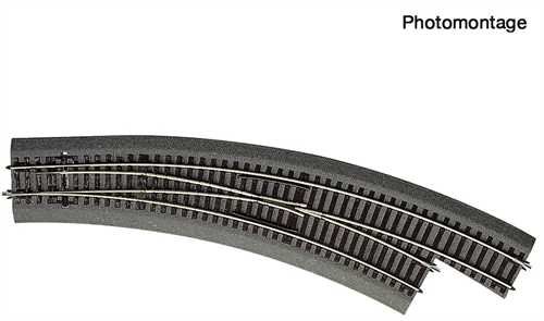 Roco 42575 Curved turnout right BWl5/6