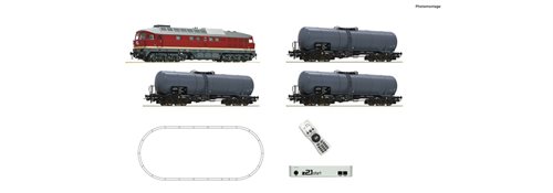 Roco 5110002 z21 start Digitalset: Diesellokomotive BR 132 mit Kesselwagenzug, DR , ep VI, KOMMENDE NYHED 2023
