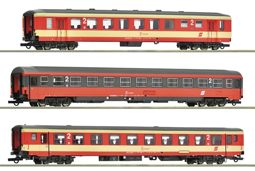 Roco 6200128 3-piece set (2) Express train "D 704", ÔBB, ep V