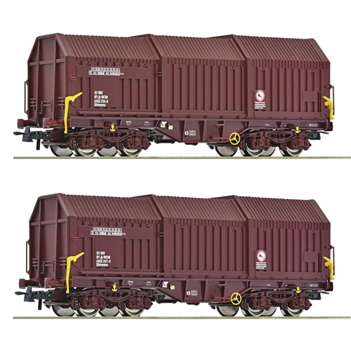 Roco 6600132 2-piece set: Telescopic sliding roof carriages, ÔBB