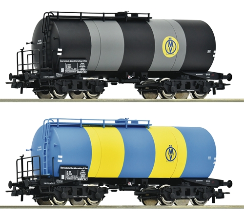 Roco 6600163 2-piece set: Tank wagons, ÔMW/OBB, ep IV, H0