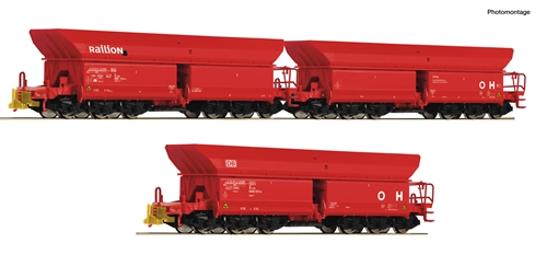 Roco 6600271 3 part. Set 2: Ore wagons, DB AG COMING NEW 2026