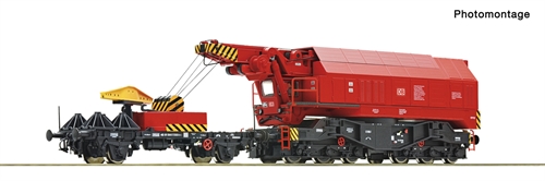 Roco 7310070 Digital Railway Crane, DB AG, DC Sound, COMING NEW 2026