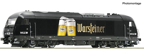 Roco 7310104 Diesel locomotive 22 "Warsteiner", WLE. DC Sound, COMING NEW 2026