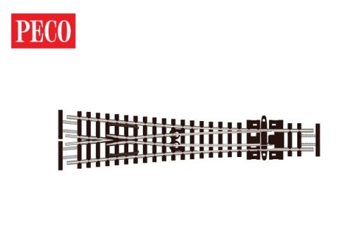 Peco sl-e397F Y turnout, medium radius Electrofrog, Code 55, Track N