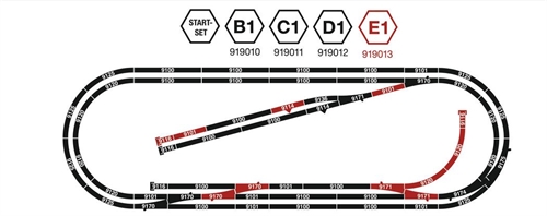 Fleischmann 919013 Rail set E1