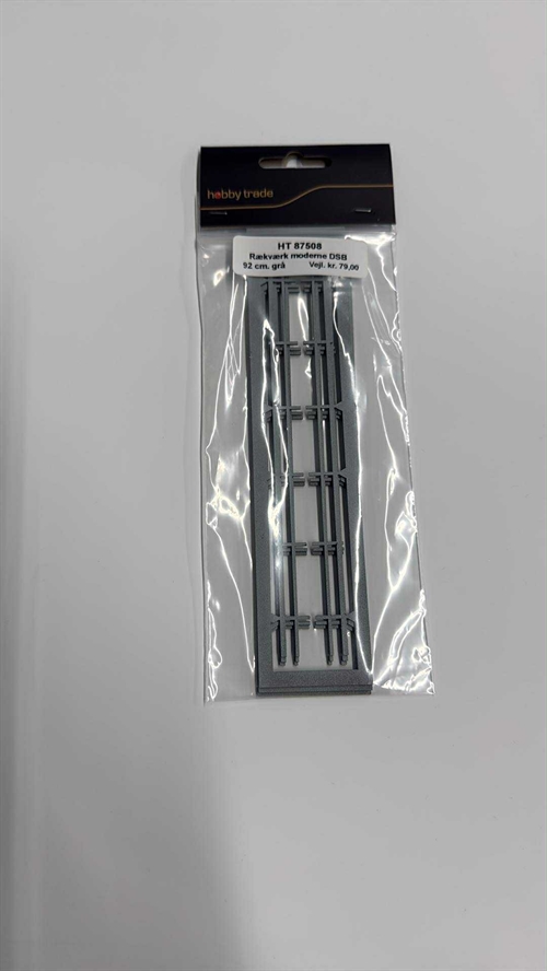 Hobbytrade 87508 Railing, Modern, DSB, 92 cm, grey, H0