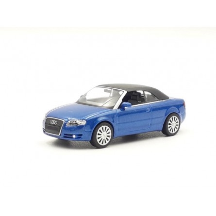 Wiking 13239 Audi A4 Cabriolet, Azure Blue, H0