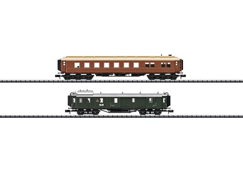 MiniTrix 15967 "Bavarian Express Train Around 1925" Additional Car Set, Gauge N