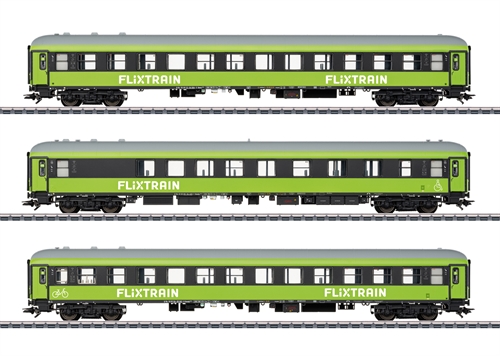 Märklin 42957 Express Train Car Set 1, FlixTrain – UPCOMING NEW ITEM 2027