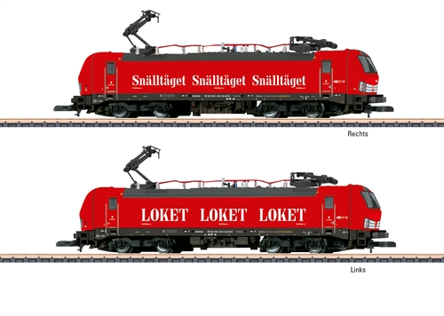Märklin 88238 Class 193 electric locomotive, Snälltåget, Track Z