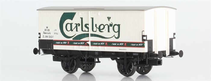 Dekas 872142 Lukket godsvogn. Carlsberg, ZA 99 518, 1954-61, H0 