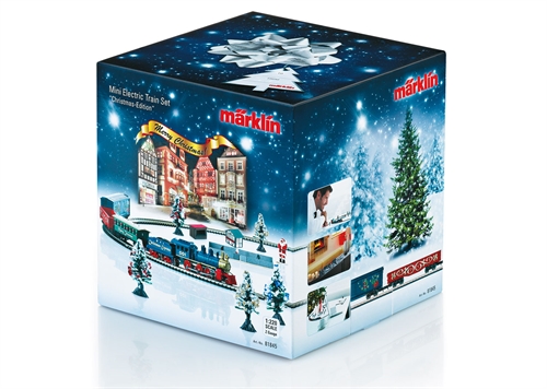 Märklin 81845 Christmas Starter Set, Steam Freight Train with Oval Track z