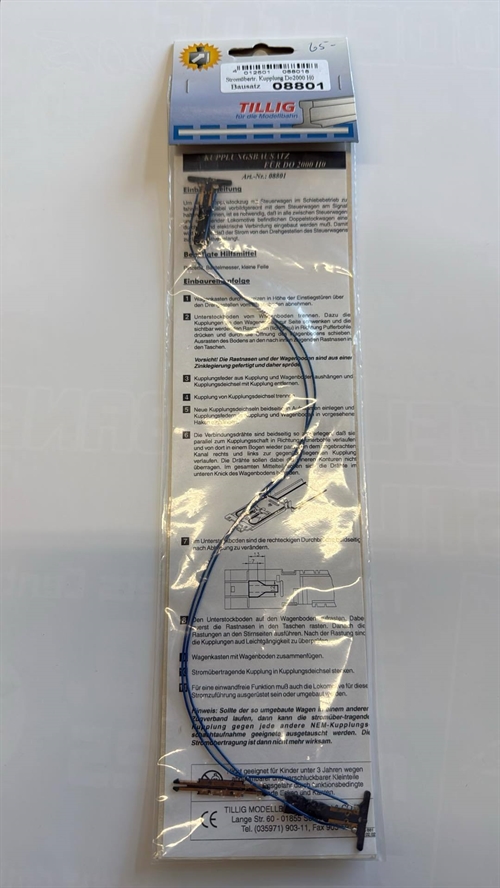 Tillig 08801 Current Couplers Do2000, Scale H0