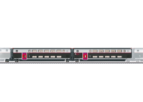 Märklin 43428 Supplementary Car Set 1 for TGV INOUI, COMING NEW 2026