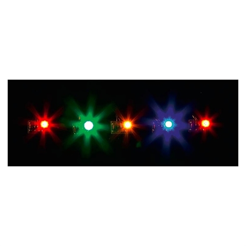 Faller 180652 Five LED Lights in Different Colors, H0