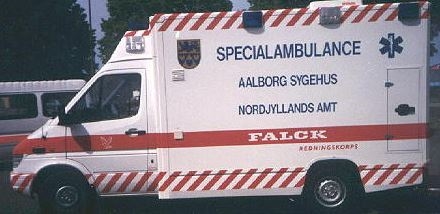 DMC Decals FB027 Special Ambulance Aalborg Hospital 1/87