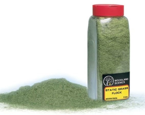 Woodland Scenics FL635 Static Grass, flock 945cm3 in a tin
