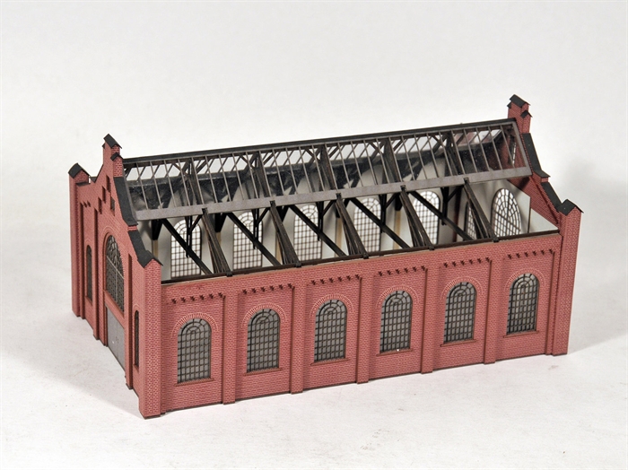 Joswood 17019 Mülheim turning workshop basic set, Lasercut construction set, H0