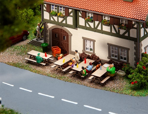 Faller 180304 4 picnic benches, H0