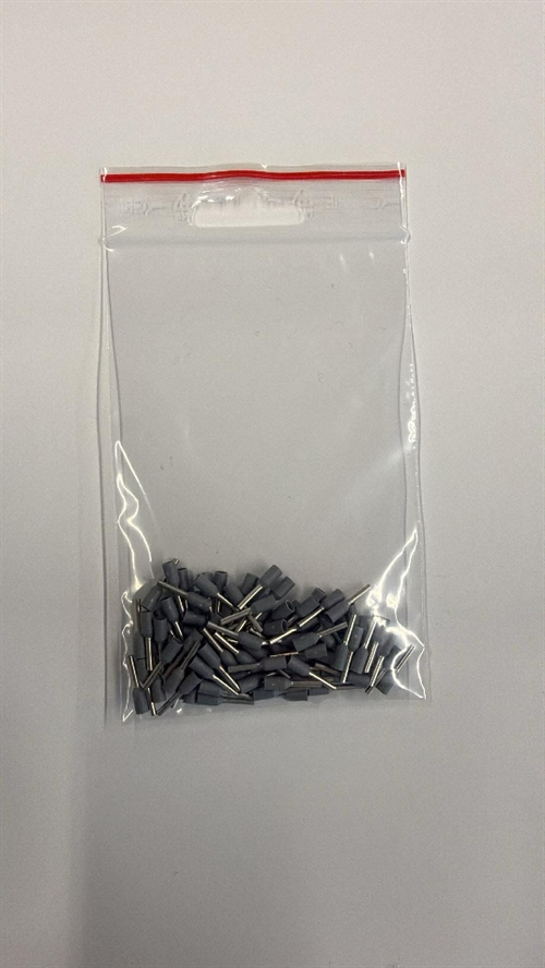 K8100RT terminalrør, Røde, 1,0mm2, 100 stk