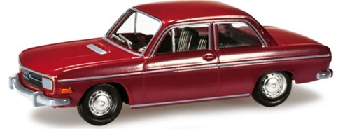 Herpa 024679-002 Audi 60 Limousine, dark red, H0