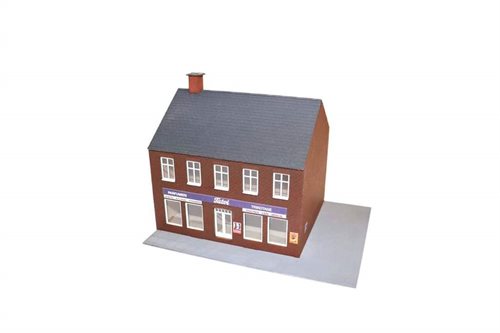 Hobbytrade 87205 Byhus med TATOL butik, H0 NYHED 2020