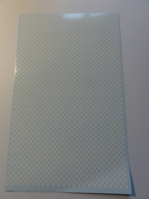 DMC Decals SP-070 Checkered, white and clear 1/24 - 1/32 - 1/43