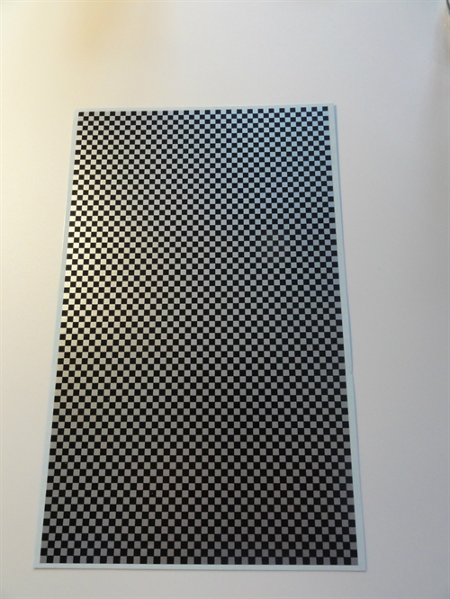 DMC Decals SP-074 Check silver/black 1/24 - 1/32 - 1/43