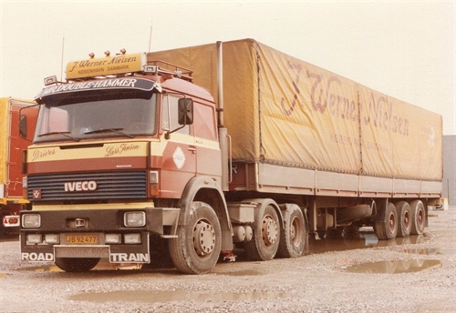 DMC Decals 24-17 J. Werner Nielsen, semi-trailer tarpaulin 1:24