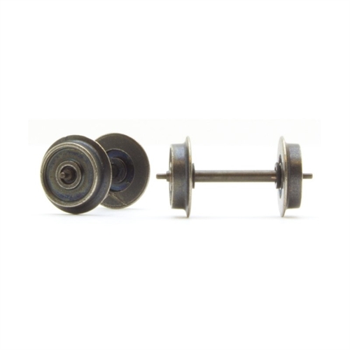 Märklin E700300 DC Axles for Märklin Cars, 10.4 mm, Insulated