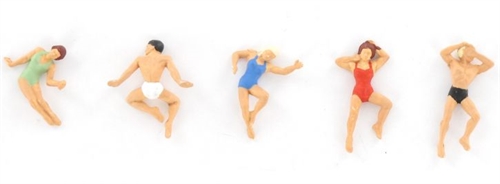 Merten 0954 Bathing, Sitting and Lying Figures, H0
