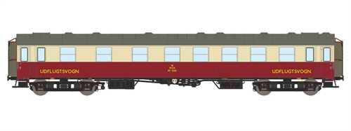 Dekas 876184 DSB BU 2101 Excursion Car, Approx. 1964-65, COMING NEW 2026