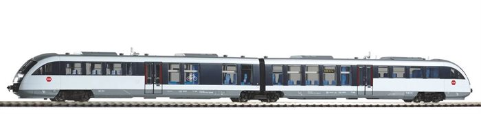 Piko 52291 ~ Desiro diesel railcar DSB VI, incl. mfx-compatible decoder, H0