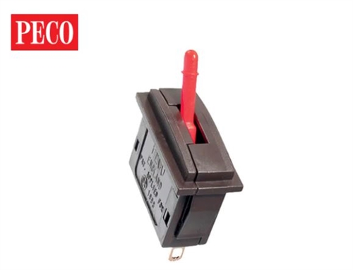 Peco pl-26R Switch switch for control of turnouts, red