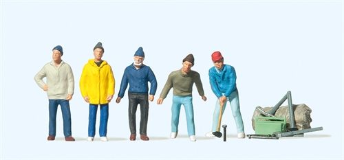 Preiser 20261 Circus Workers, Five Figures, H0