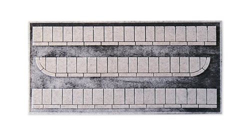Noch 60340 Structure pavement "Concrete slabs" 1.6 cm wide, total length 86.2 cm, H0
