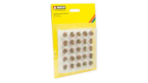 Noch 06910 Profi grass tufts, dry grass. Green and beige, with brown flock, 25 pieces, 6 mm