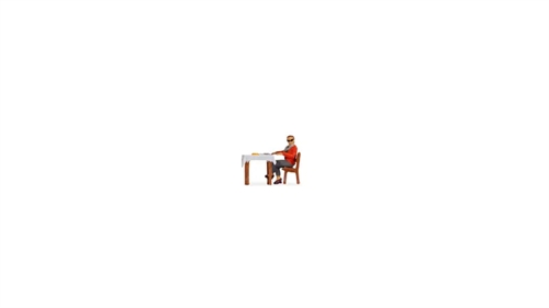 Noch 16513 Small Scenes, Lunch, H0