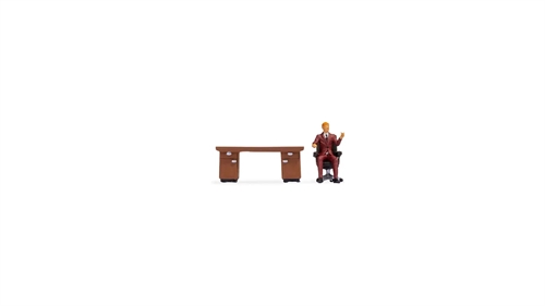 Noch 16518 Small scenes, in the office, H0