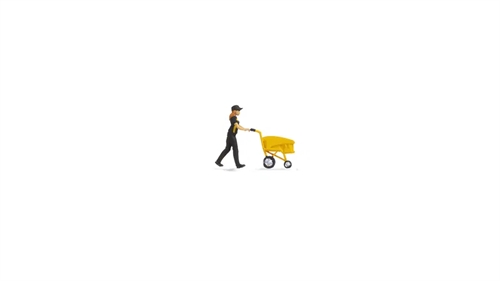 Noch 16524 Small scenes, postman, H0