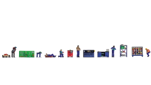 Noch 35902 Figure Theme World “Workshop” Gauge N
