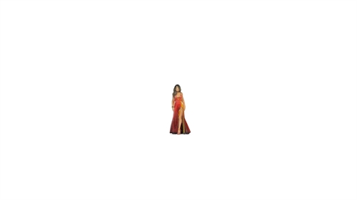 Noch 10405 Woman in red dress, 3D printed, H0