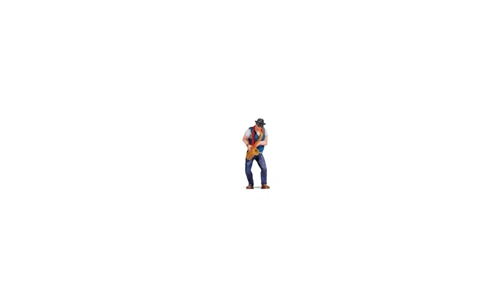 Noch 10412 Saxophonist, 3D printed, H0